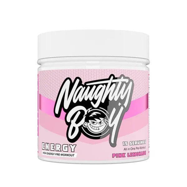 Energy Pink Lemonade - 195g - Naughty Boy - Sporto papildai