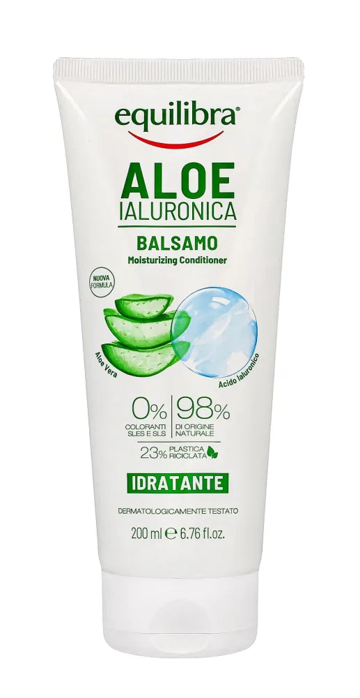 EQUILIBRA Aloe drėkinantis alavijo plaukų kondicionierius 200 ml - Kosmetika