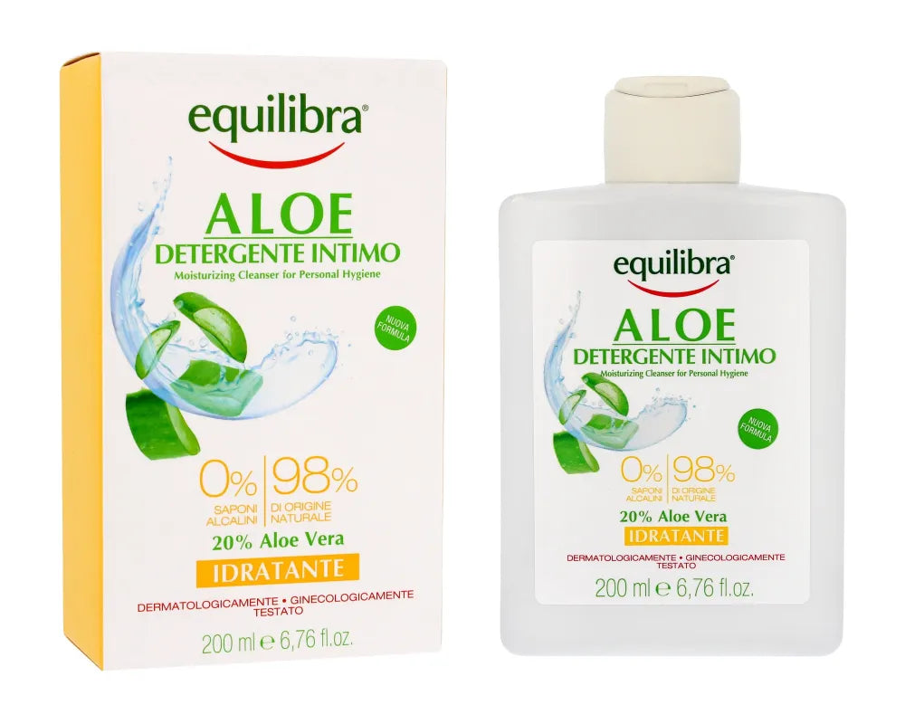 Equilibra Aloe Natūralios Apsaugos Drėkinamasis Intymios Higienos Gelis 200ml - Kosmetika
