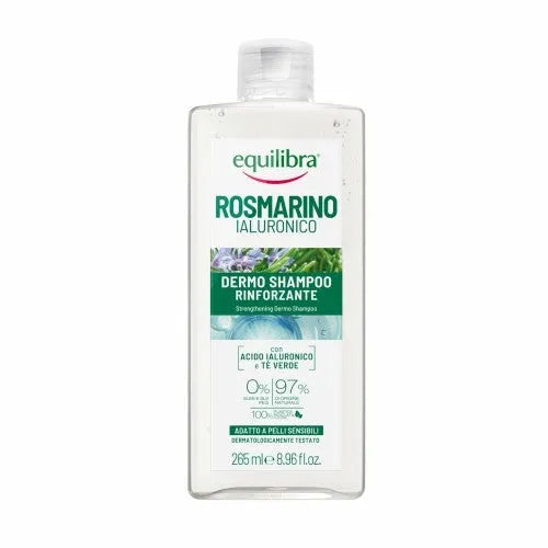 EQUILIBRA Rozmarino Strengthening Shampoo Rosemary and Hyaluronic Acid 265 ml - Kosmetika