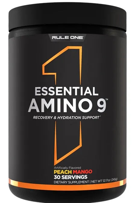 Essential Amino 9 Peach Mango - 345g - Rule One - Sporto papildai