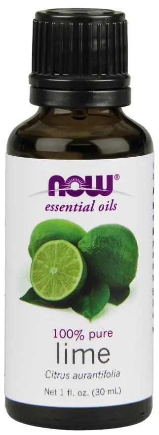Essential Oil Lime - 30 ml - NOW Foods - Papildai