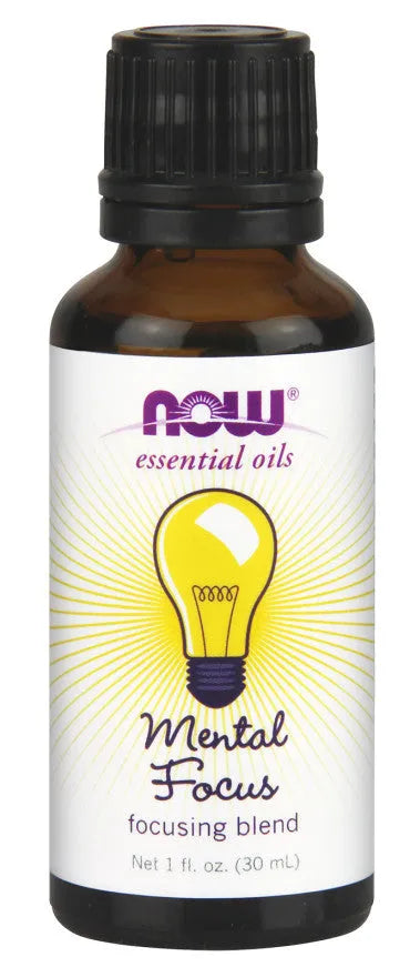 Essential Oil Mental Focus - 30 ml - NOW Foods - Papildai