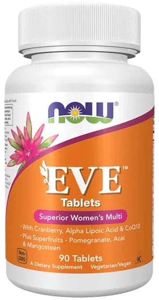 Eve Superior Women’s Multi - 90 tabs - NOW Foods - Papildai