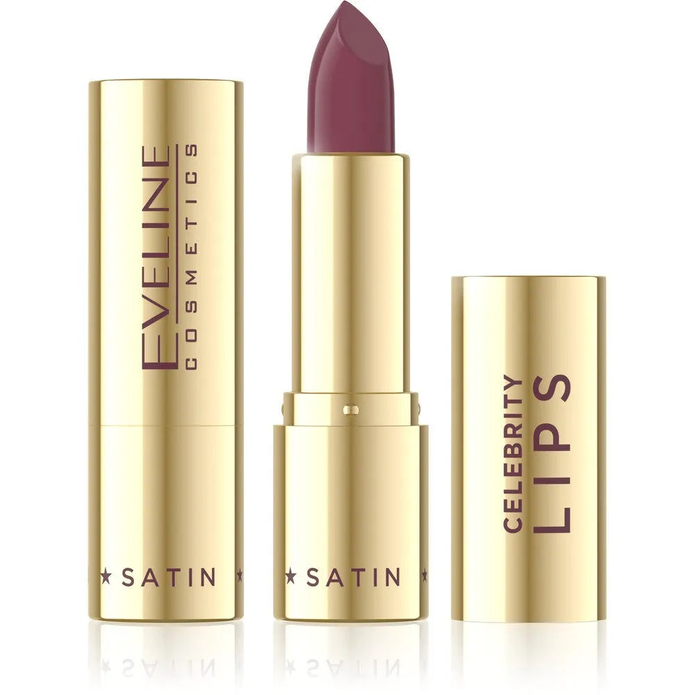 EVELINE Celebrity Lips Creamy lūpų dažai su satino efektu Nr. 602 - Kosmetika