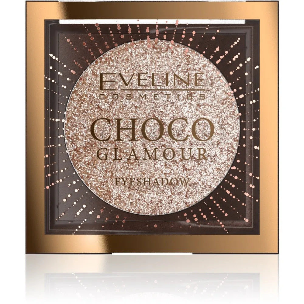 EVELINE Choco Glamour Blizgūs Akys Šešėliai - Kosmetika