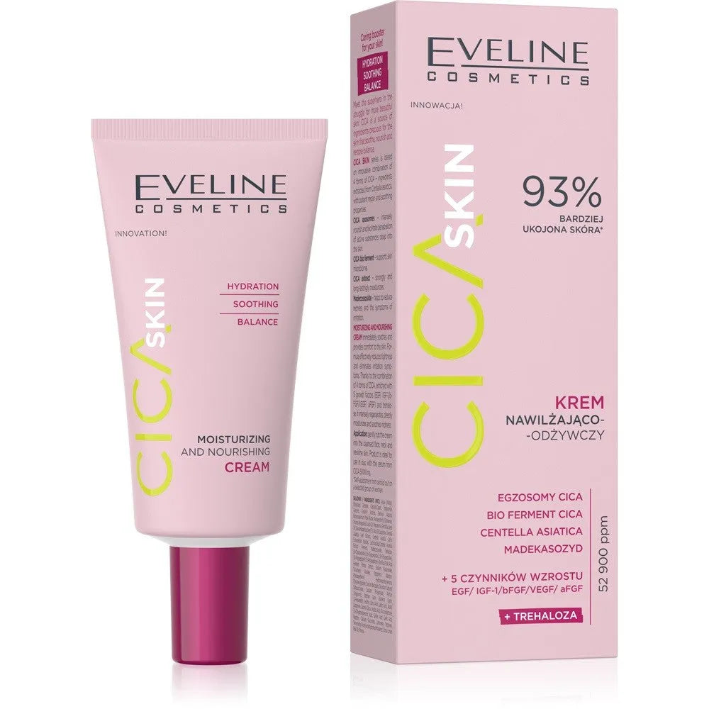 EVELINE CICA Skin Moisturizing and Nourishing Cream 50 ml - Kosmetika