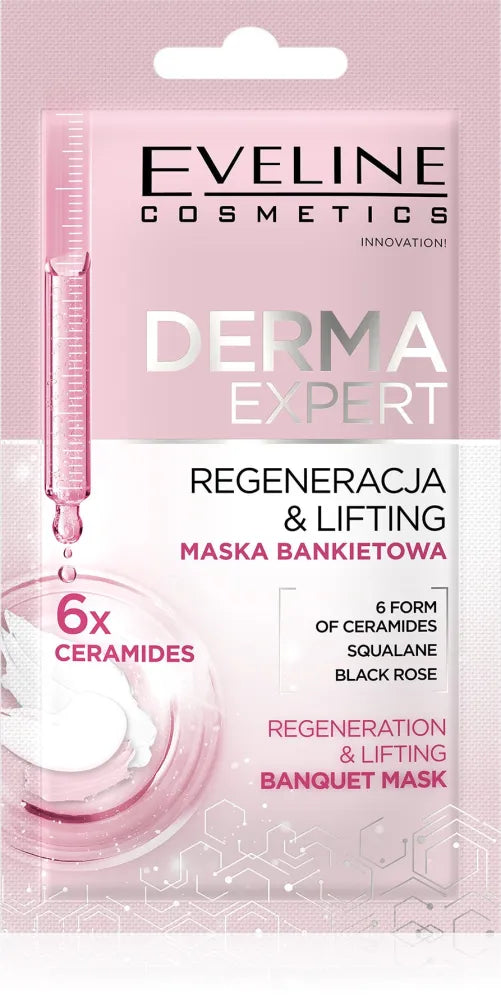 EVELINE Derma Expert Banquet kaukė - regeneracija ir pakėlimas 8 ml - Kosmetika