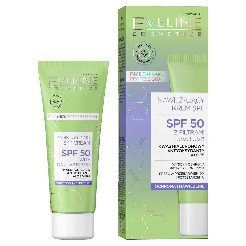 EVELINE Drėkinamasis kremas SPF50 - Kosmetika