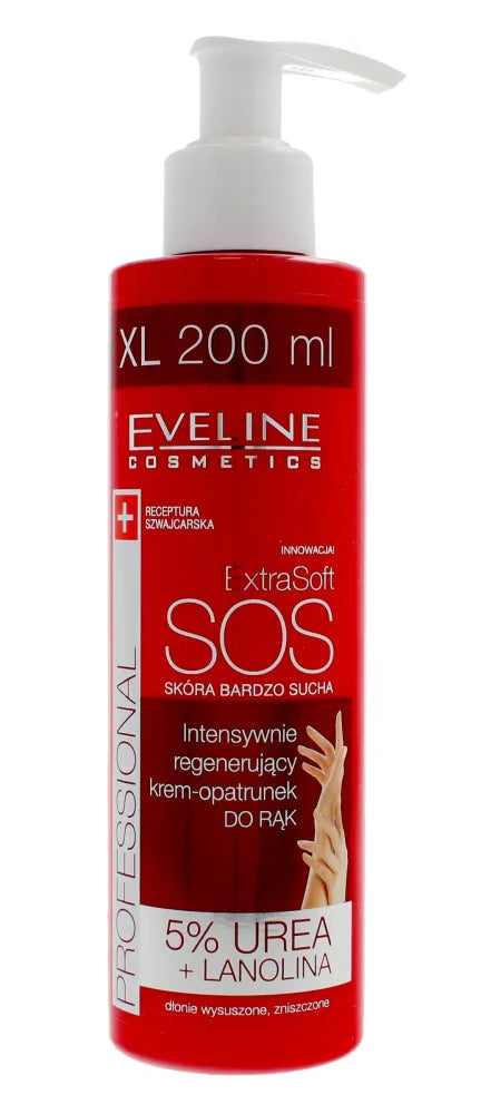 Eveline Extra Soft SOS Intensive Regenerating Hand Cream 200ml - Kosmetika