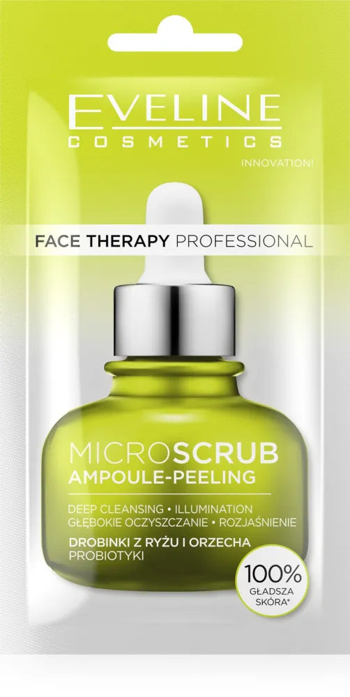 EVELINE Face Therapy Professional Creamy Peeling Ampoule Fine-grained MicroScrub 8 ml - Kosmetika