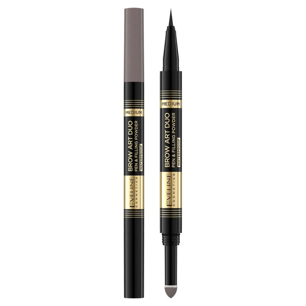 EVELINE KREDKA 2W1 BROW ART DUO VIDUTINIS - Kosmetika