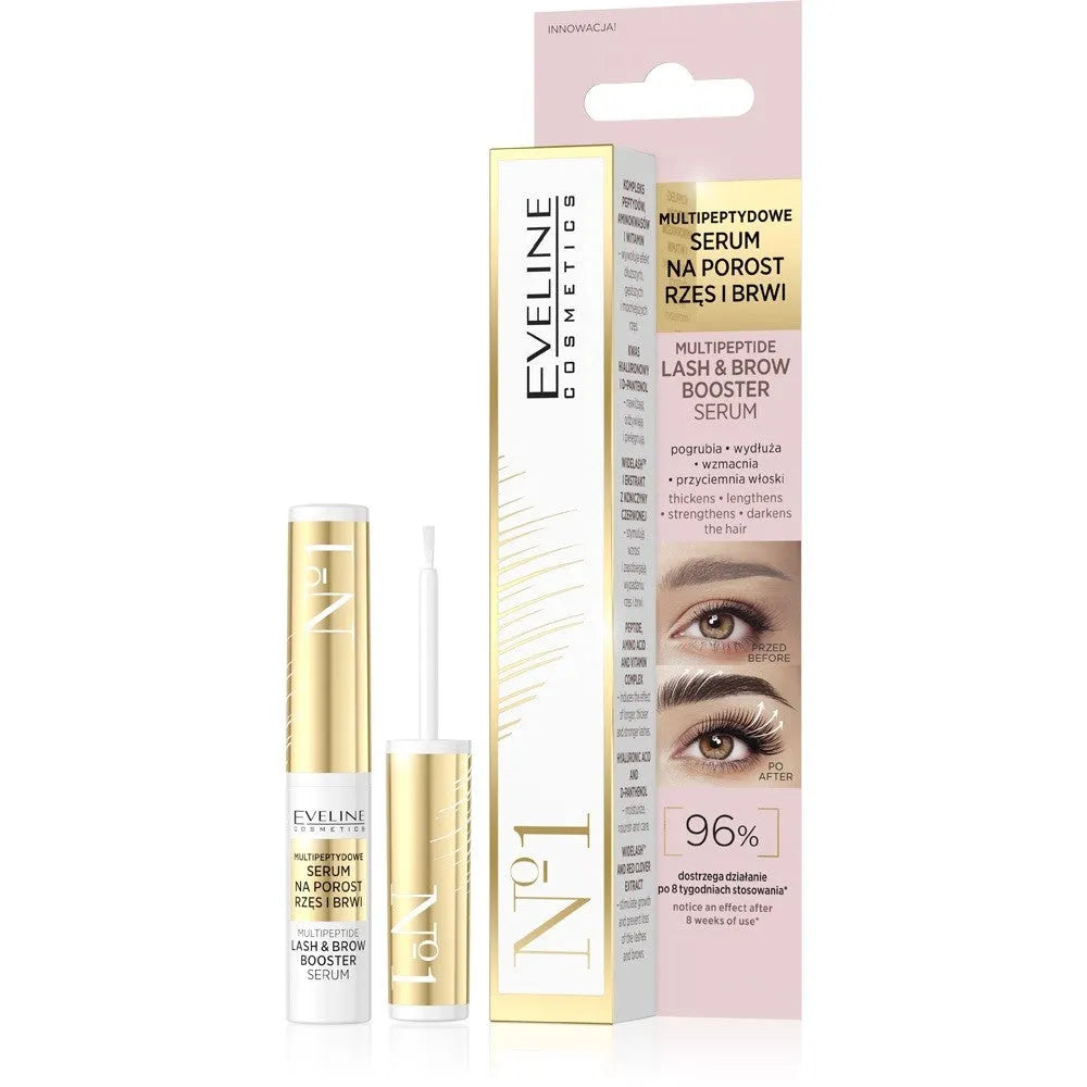 EVELINE Lash & Brow Multipeptide Serum blakstienų ir antakių augimui - Kosmetika