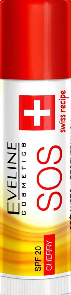 Eveline Lipstick - apsauginis lūpų balzamas SOS vyšnia 1 vnt - Kosmetika