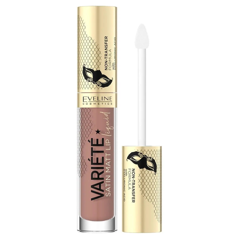 EVELINE LIQUID LIPSTICK VARIETE 01 skysti lūpų dažai - Kosmetika