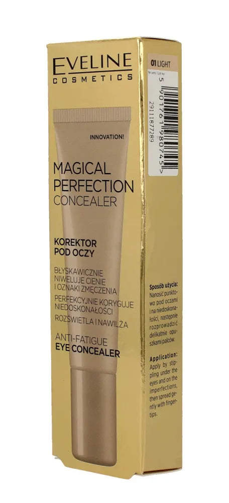 Eveline Magical Perfection Concealer akių korektorius 01 Šviesus 15ml - Kosmetika