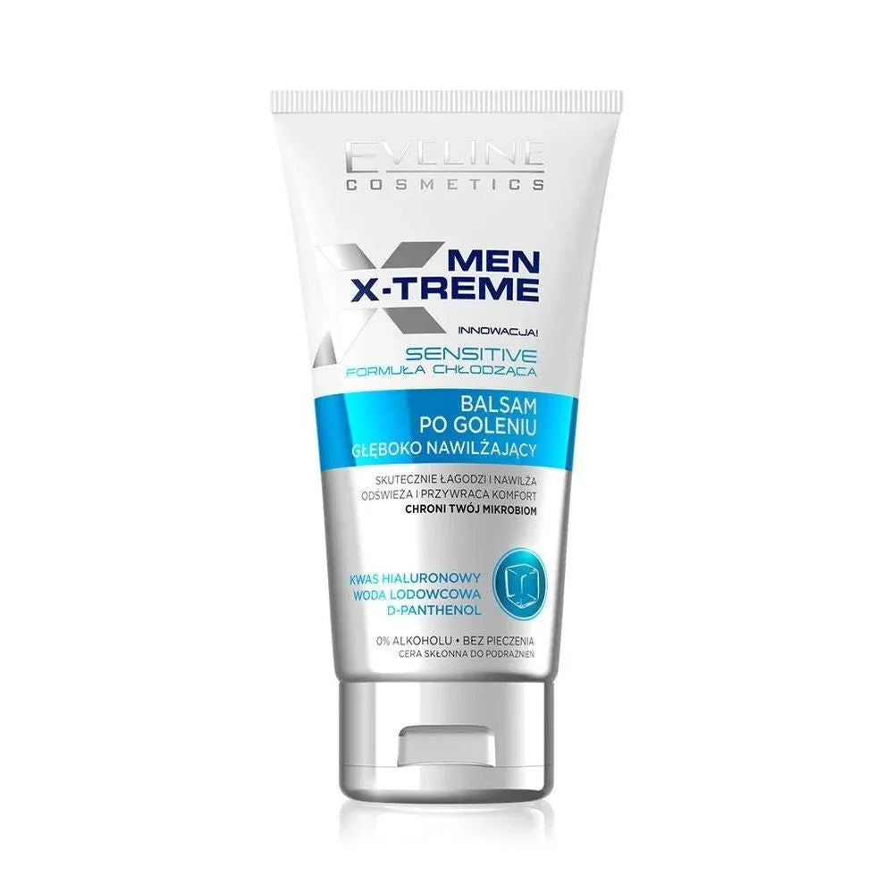 Eveline Men X-Treme Aftershave Balm Giliai Drėkinantis - Jautriai 150ml - Kosmetika