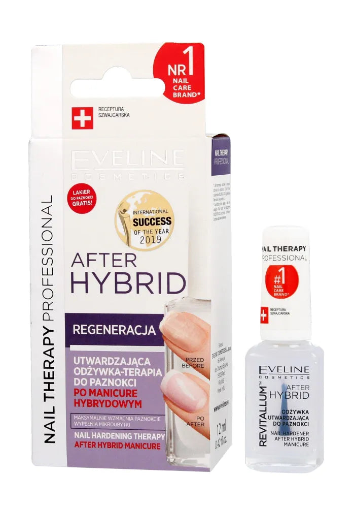 Eveline Nail Therapy Strengthening Conditioner Po Hybrid Revitalum 12ml - Kosmetika