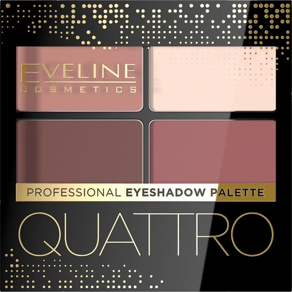 Eveline Quattro eye shadows quadruple no 04 3.2g - Kosmetika