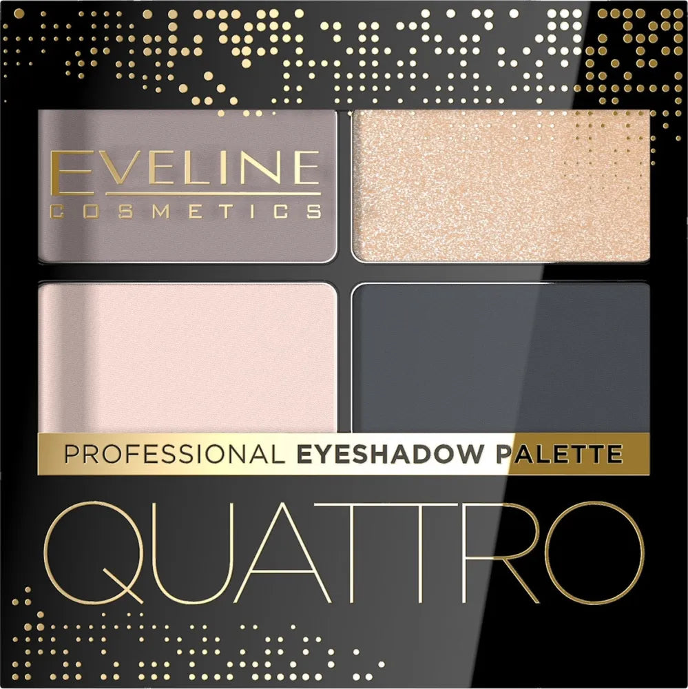Eveline Quattro quadruple eye shadows no 02 3.2g - Kosmetika