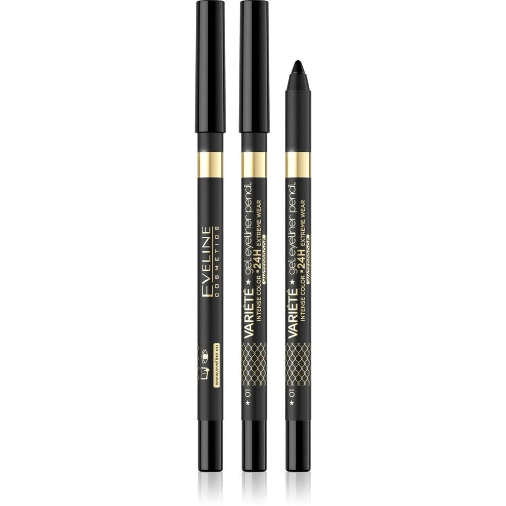 Eveline Variety Gel Eyeliner Nr. 01 Juodas 1 vnt. - Kosmetika