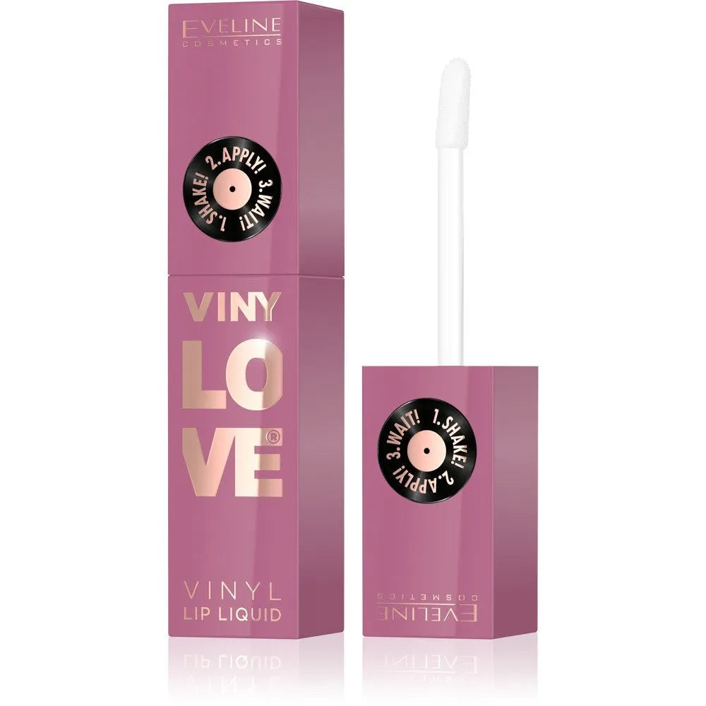 EVELINE Vinylove Ilgai išliekantys skysti lūpų dažai su vinilo efektu 03 Bestie 4 ml - Kosmetika