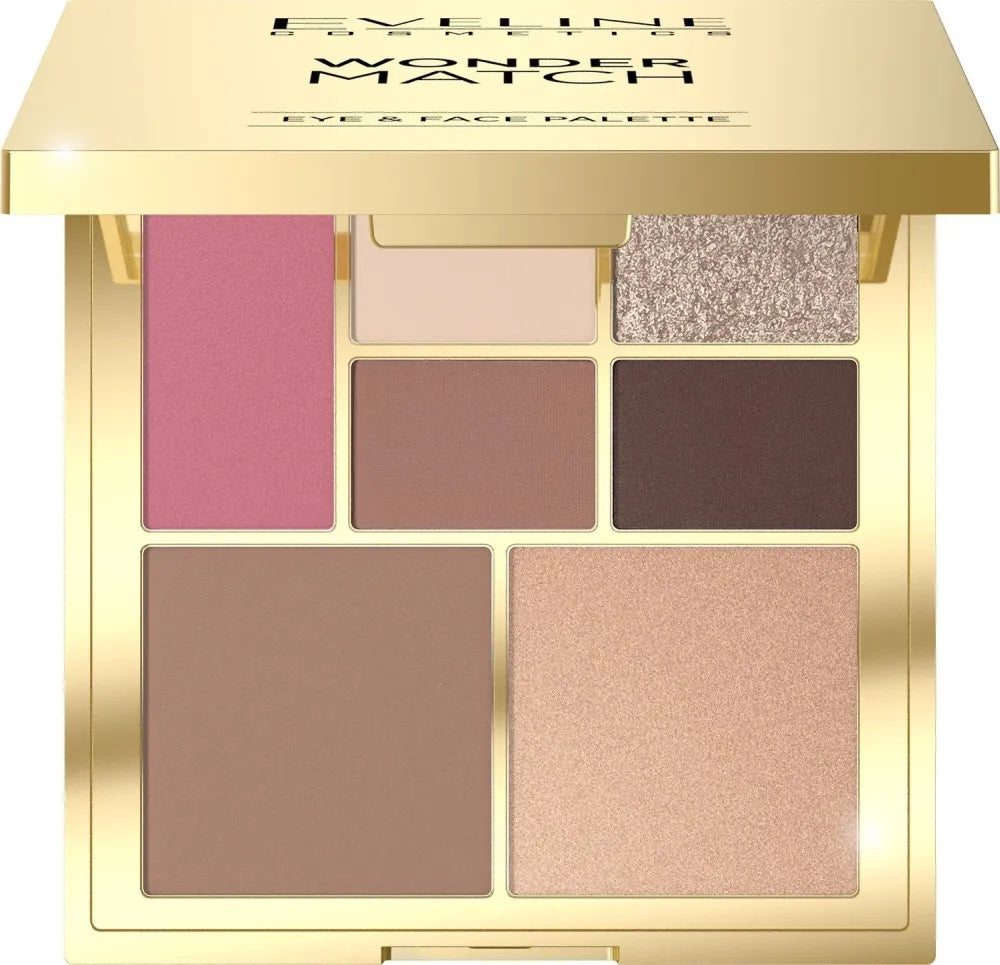 EVELINE Wonder Match Eye Makeup and Face Contouring Palette - Kosmetika