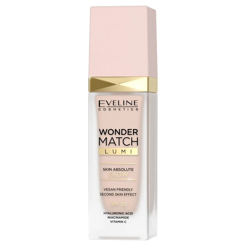 Eveline Wonder Match Illuminating Foundation Nr. 05 Šviesus 30ml - Kosmetika