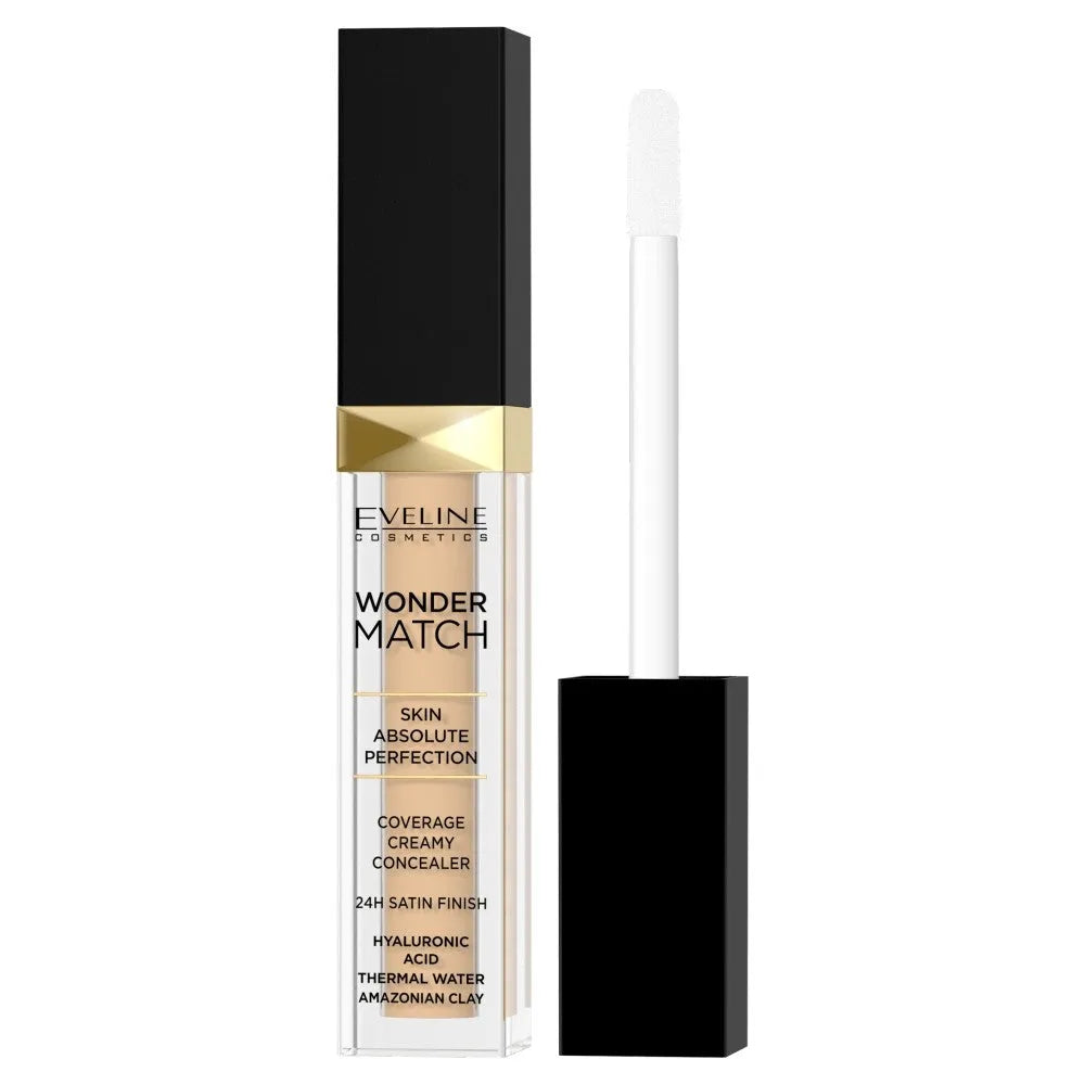 Eveline Wonder Match Liquid Concealer Nr. 10 Šviesi vanilė 7ml - Kosmetika