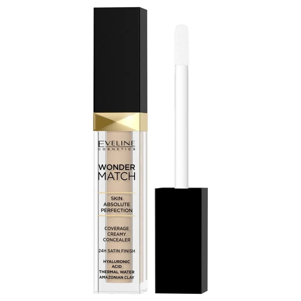 Eveline Wonder Match Liquid Concealer Nr. 25 Smėlio Nude 7ml - Kosmetika