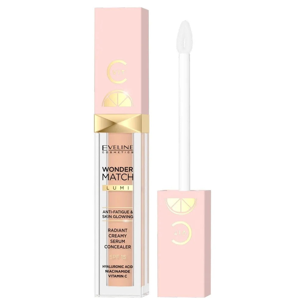 EVELINE Wonder Match Lumi Apšviečiantis Veido Korrektorius Nr. 20 6.8ml - Kosmetika