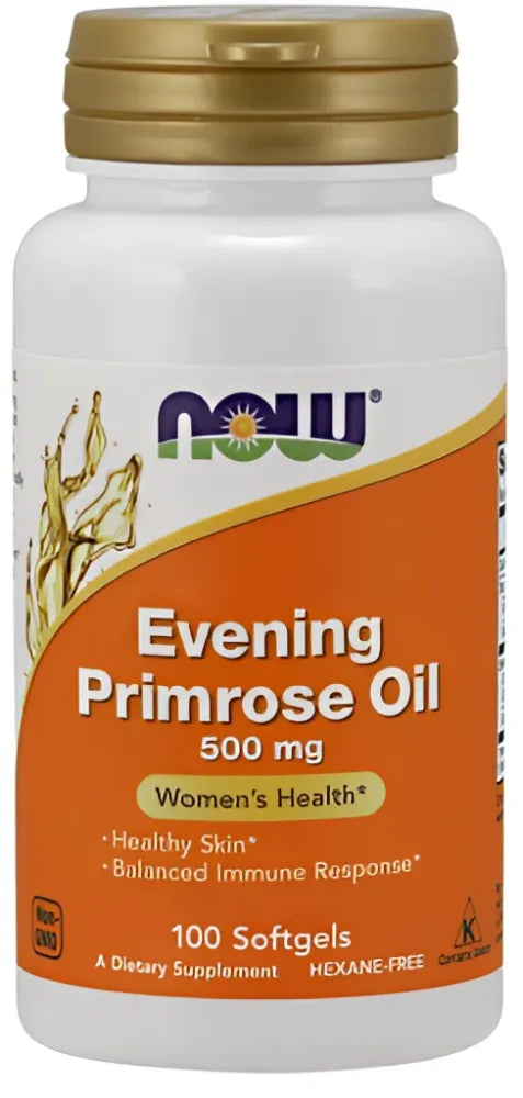 Evening Primrose Oil 500mg - 100 softgels - NOW Foods - Papildai