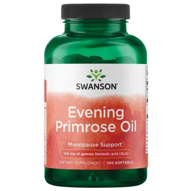 Evening Primrose Oil - Nakvišų aliejus - 1300 mg - N100 - Swanson - Papildai