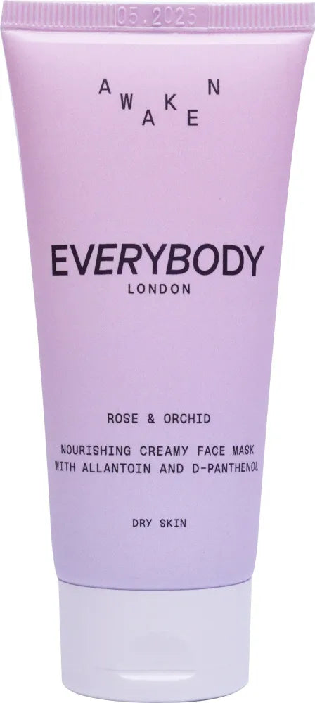 EVERYBODY Awaken Nourishing Cream Mask for Dry Skin - Rožių ir Orchidėjų 50ml - Kosmetika