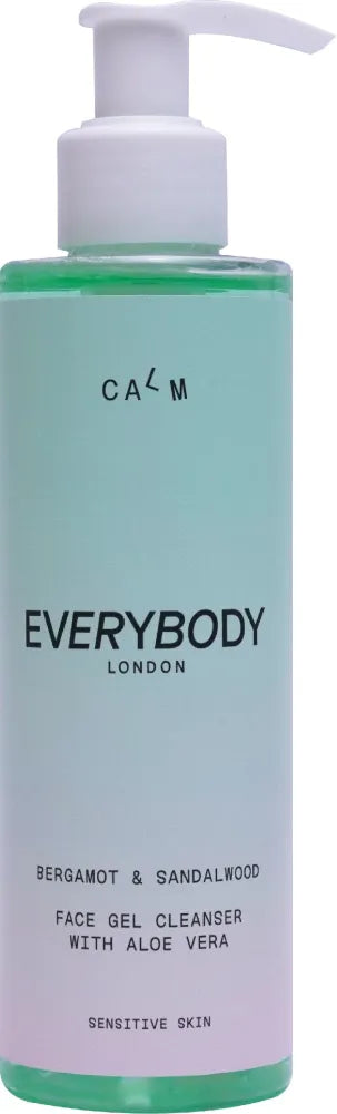 EVERYBODY Calm Face Wash Gel jautriai odai - Bergamotė ir Sandalmedis 200ml - Kosmetika
