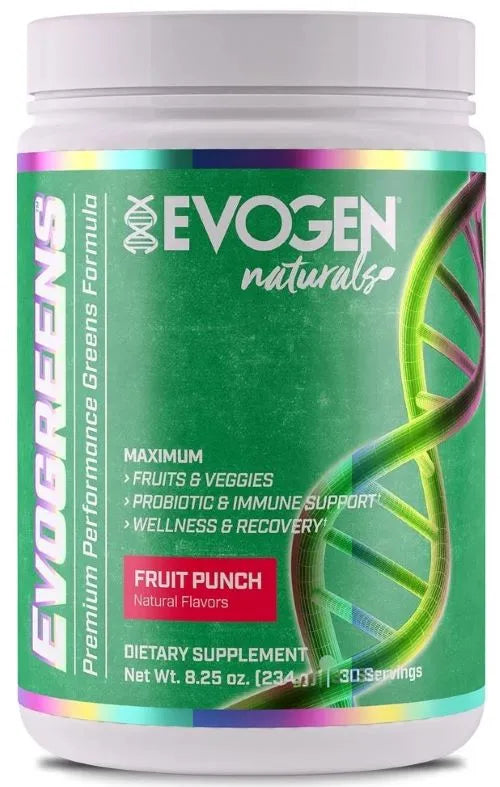 Evogreens Naturals Fruit Punch - 234g - Evogen - Sporto papildai