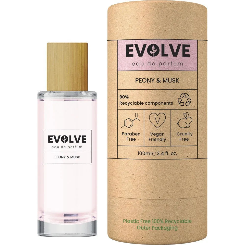 EVOLVE Peony & Musk Eau de Parfum 100 ml - Kosmetika
