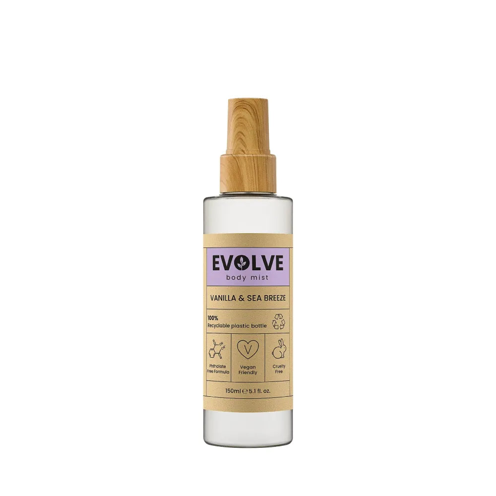EVOLVE Vanilla & See Breeze Kūno Purškiklis 150 ml - Kosmetika