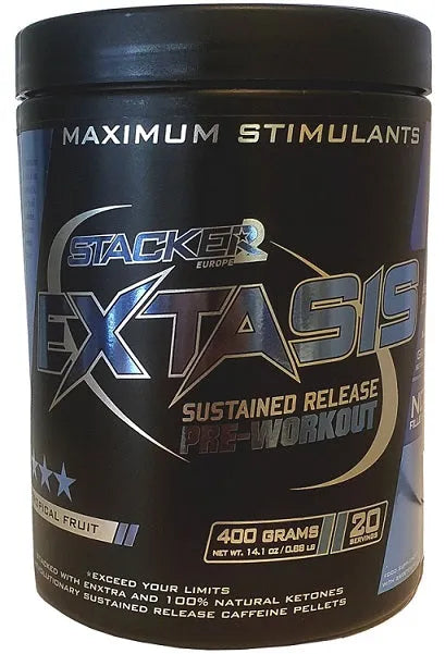 Extasis Tropical Fruit - 400g - Stacker2 Europe - Sporto papildai