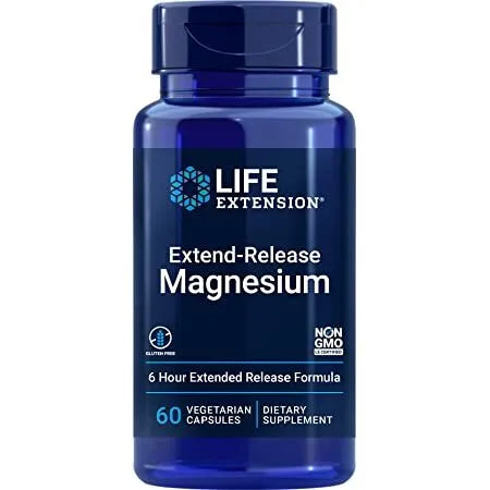 Extend-Release Magnesium - 60 vcaps - Life Extension - Papildai