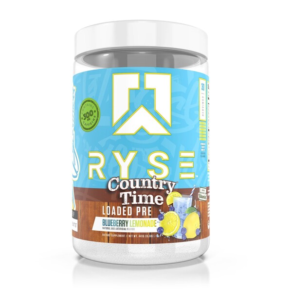 Loaded Pre, Country Time Blueberry Lemonade - 441g - RYSE