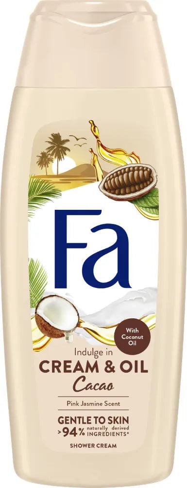 FA Cream & Oil Cacao Dušo Gelis 400 ml - Kosmetika