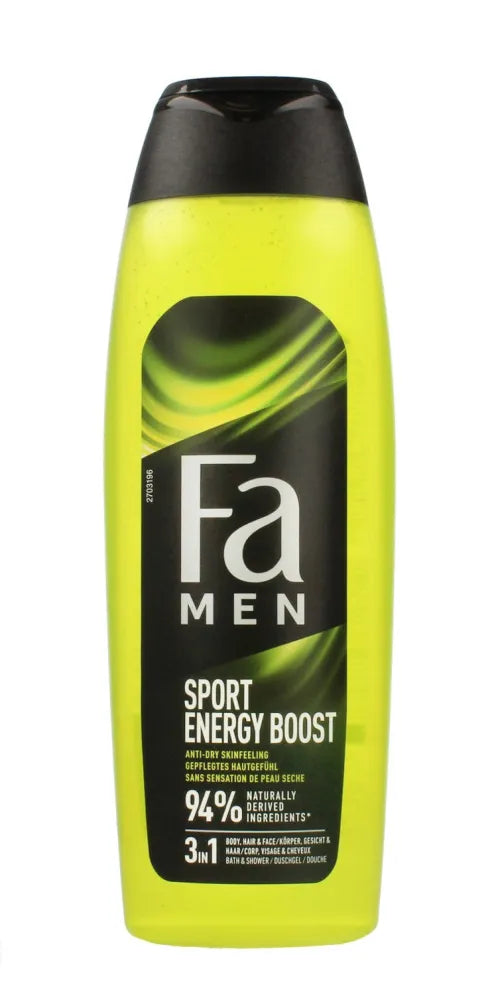 Fa MEN ENERGY BOOST Dušo Gelis 750ml - Kosmetika