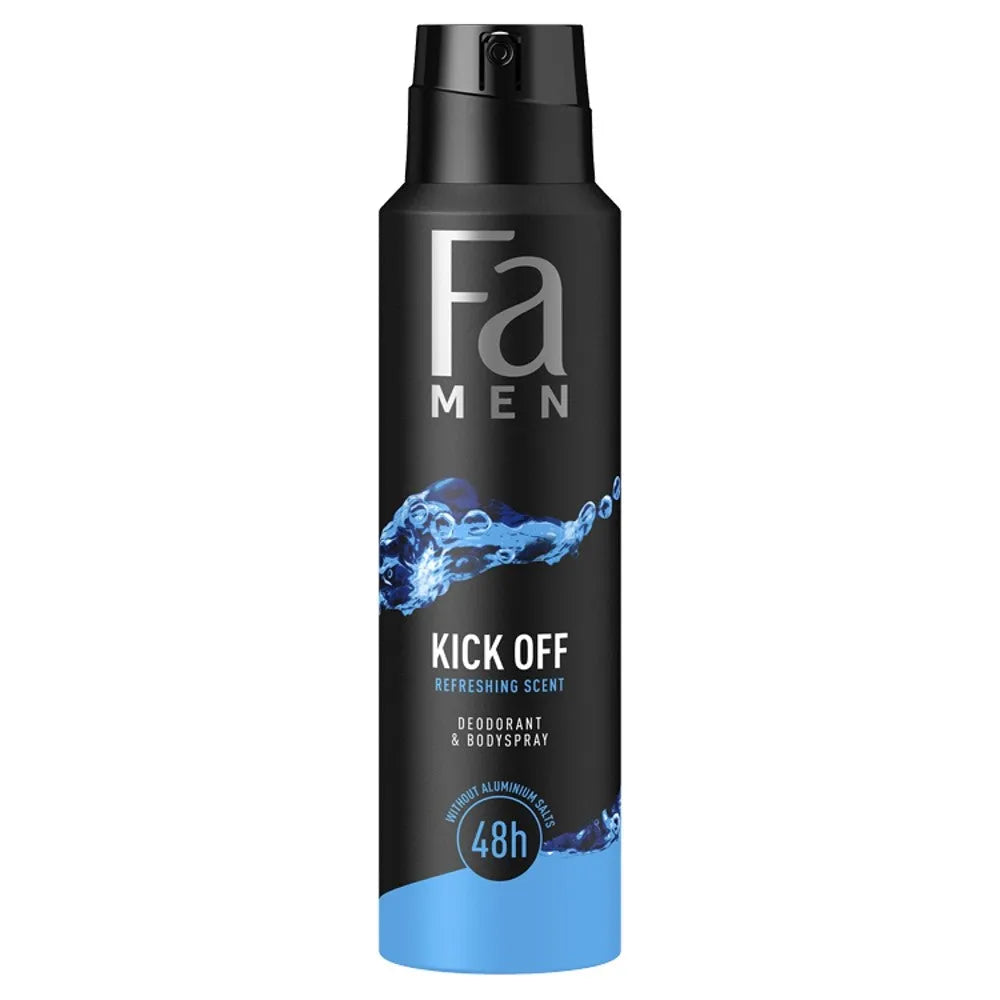 FA Men purškiamas dezodorantas vyrams - Kick Off 150ml - Kosmetika
