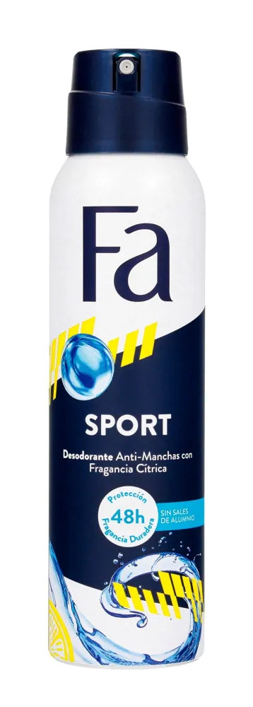 FA Sport Vyrų dezodorantas purškiklis 150 ml - Kosmetika