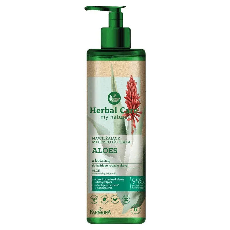 FARMONA HERBAL Aloe drėkinantis kūno pienelis. - Kosmetika