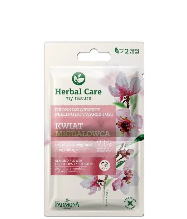 Farmona Herbal Care Smulkiai malanti šveitimas Migdolų žiedas - maišelis 5ml x 2 - Kosmetika