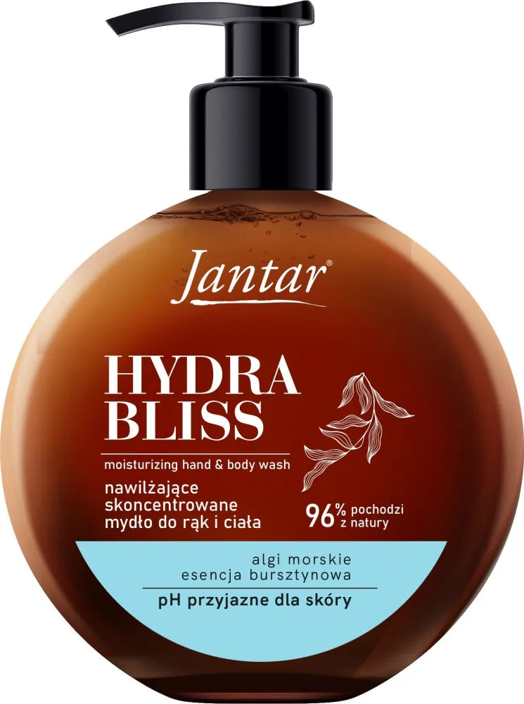 FARMONA Jantar Hydra Bliss Moisturizing hand and body soap with amber essence algae 400 ml - Higiena