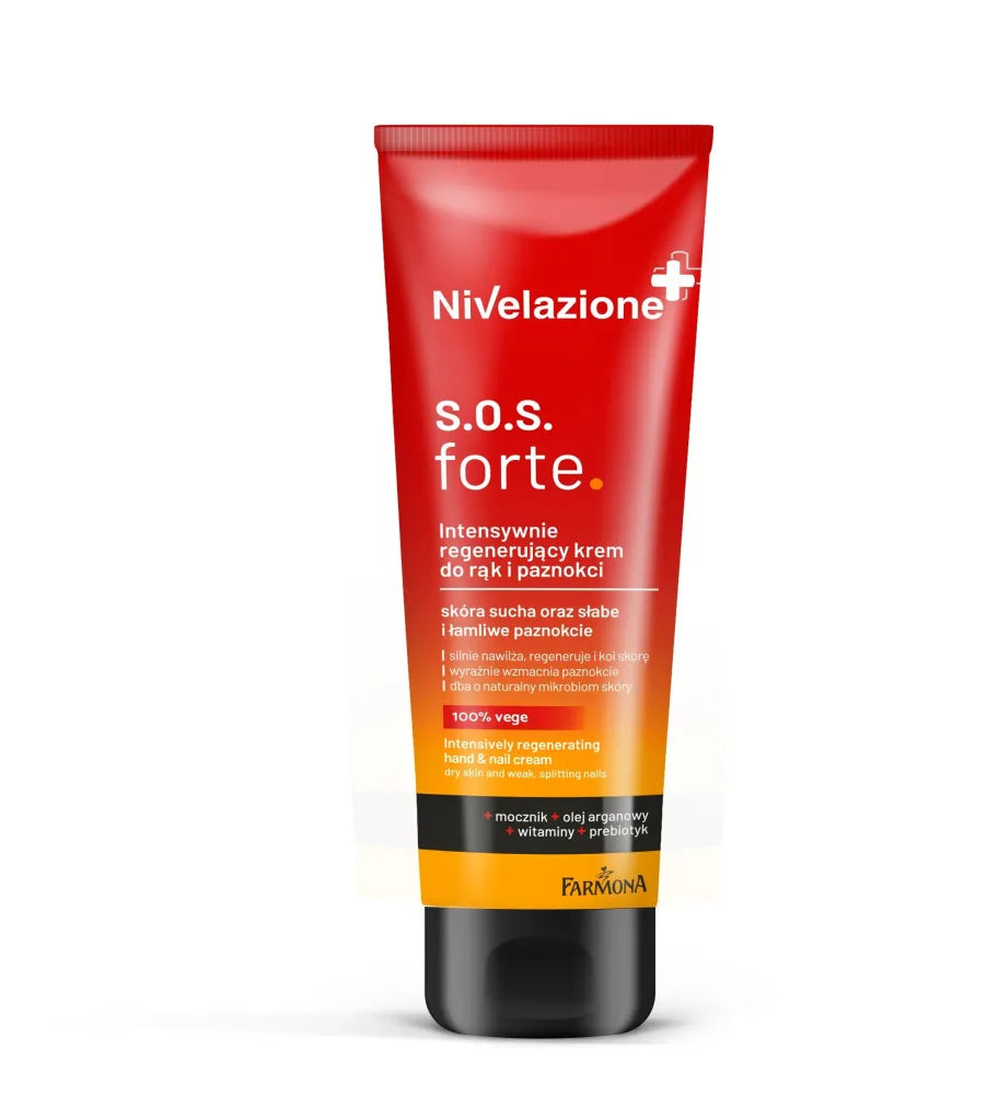 Farmona Nivelazione Intensively Regenerating Rankų ir Nagų Kremas S.O.S Forte 100ml - Kosmetika