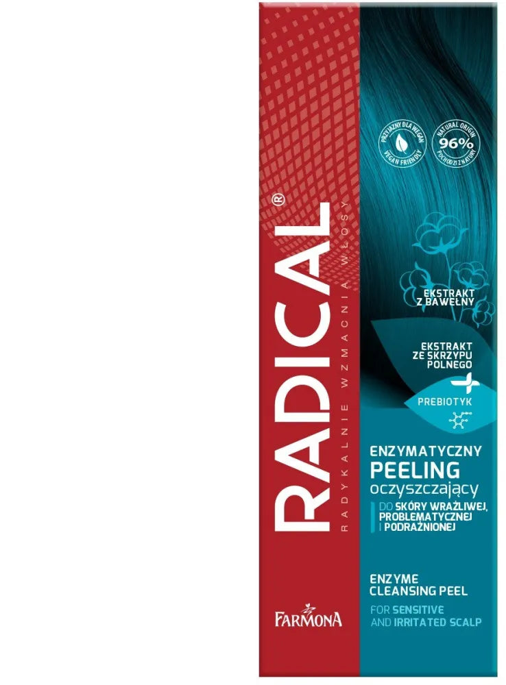Farmona Radical Enzymatinis valomasis šveitiklis jautriai galvos odai 75 ml - Kosmetika